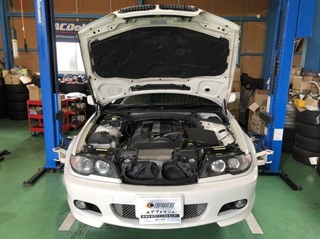 BMW330ci 車検整備入庫！！